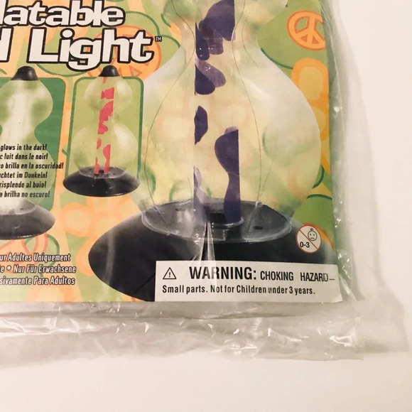 Rubies Feeling Groovy Inflatable  Mod Light Set of 2 - Picture 7 of 16